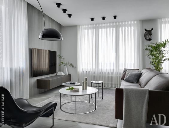 Antonio Citterio 9 mera tables in room