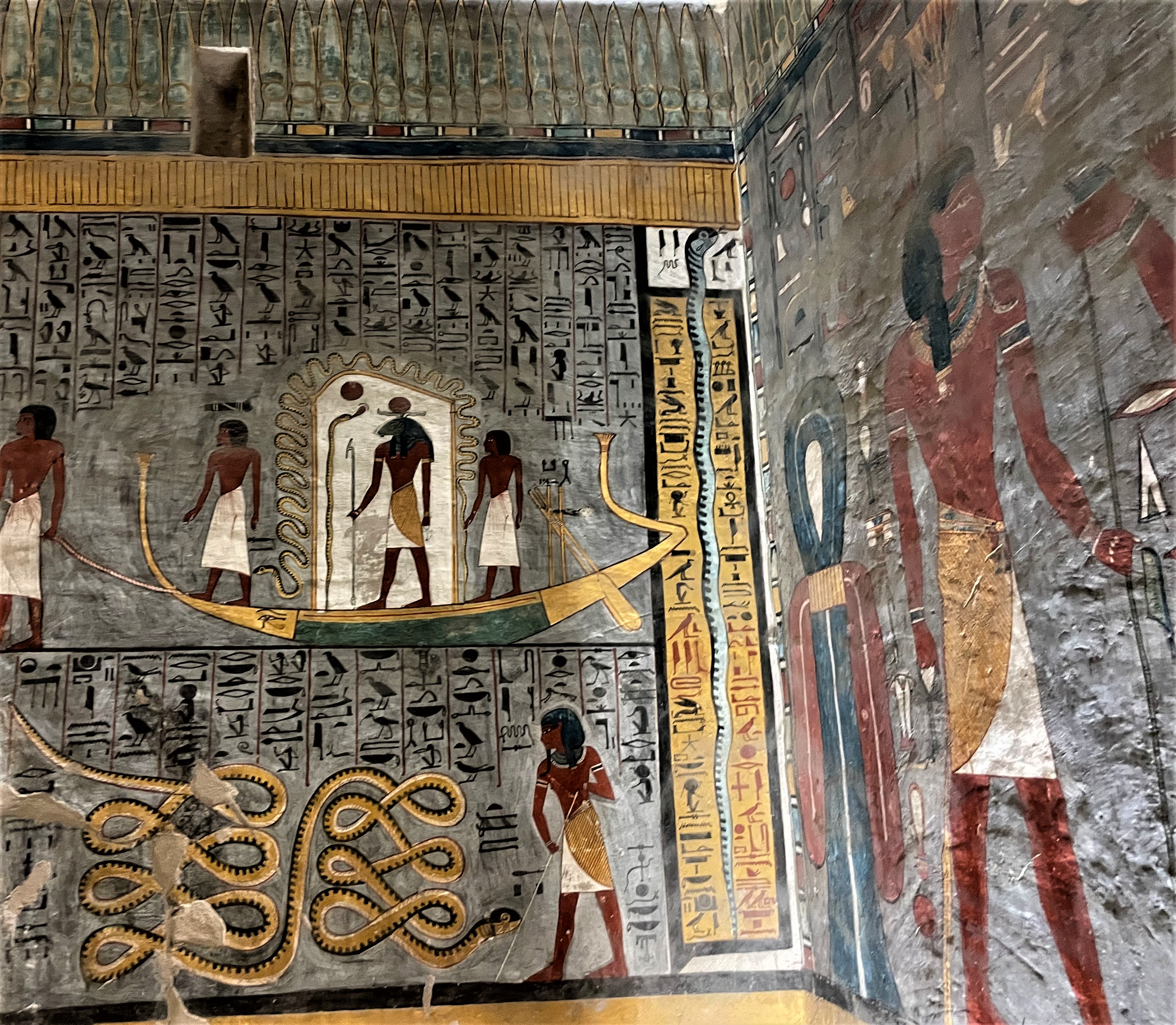 Egyptian: Art as Interior Inspiration 1 Valley of the Kings, painting, Egyptian appreciation